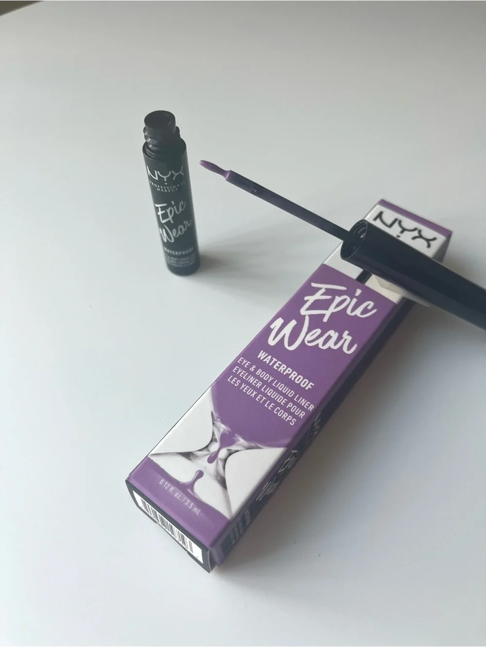 NYX Epic Wear Waterproof Liquid Liner, Long-Lasting Eyeliner, Lilac NWT